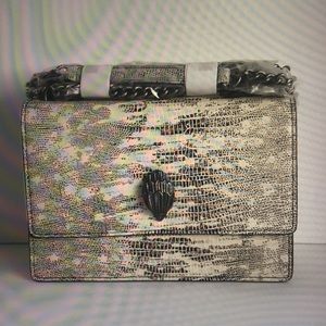 kurt Geiger London Shoreditch Lizard Embossed Leather Crossbody bag